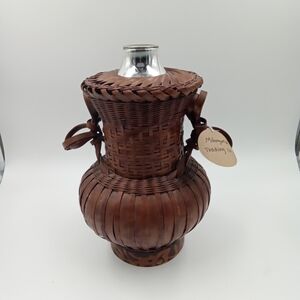 Woven Brown Vase by